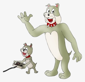 Tom And Jerry Chase By Zefrenchm On Deviantart - Tom And Jerry Cartoon Dog, HD Png Download, Transparent PNG