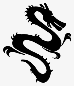 Black And White Dragon Tattoo - Japanese Dragon Clipart, HD Png Download, Transparent PNG