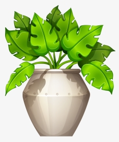 Cartoon Stickers, Art Furniture, Flower Pots, Potted, HD Png Download, Transparent PNG