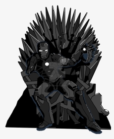 Iron Man Iron Throne A Game Of Thrones T-shirt - Iron Throne Clip Art, HD Png Download, Transparent PNG