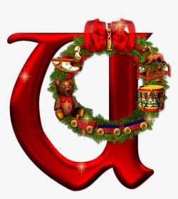 Christmas Alphabet Letters U, HD Png Download, Transparent PNG