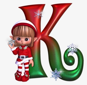 Decorative Christmas Alphabet Letters Clip Art, HD Png Download, Transparent PNG