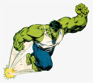 Hulk Saltando Comic, HD Png Download, Transparent PNG
