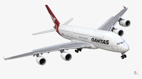 Transparent Jet Airplane Clipart - Qantas Plane Transparent Background, HD Png Download, Transparent PNG