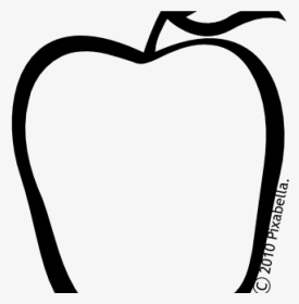 Apple Clipart Black And White Teacher Apple Clipart- - Full Size Apple Clipart Black And White, HD Png Download, Transparent PNG