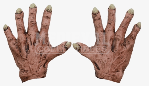 Latex Mask Costume Glove Monster - Hands Scary, HD Png Download, Transparent PNG