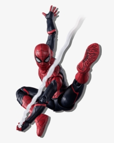 Sh Figuarts Spider Man Far From Home Upgraded Suit, HD Png Download, Transparent PNG