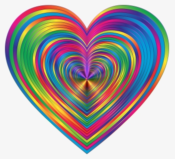 Tie Dye Heart Clipart, HD Png Download, Transparent PNG