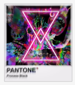 #interesting #neon #bright #art #trippy #skull #pantone - Graphic Design, HD Png Download, Transparent PNG