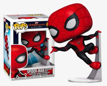Figurka Funko Pop Spider-man Wall Suit - Spider Man Upgraded Suit Funko Pop, HD Png Download, Transparent PNG
