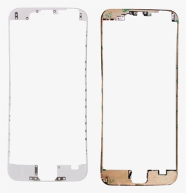 Iphone 6 White Lcd Supporting Frame Bezel With Adhesive - Iphone 6 Screen Supporting Frame, HD Png Download, Transparent PNG