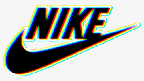 #nike #aesthetic #glitch #black #freetoedit, HD Png Download, Transparent PNG