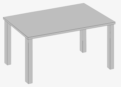 Square Table Table Clipart, HD Png Download, Transparent PNG