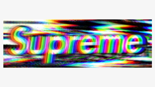 #supreme #glitch #ftestickers #background #aesthetic, HD Png Download, Transparent PNG