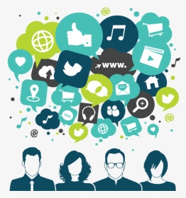 Users Engaging In Social Media Marketing - Improves Communication And Collaboration, HD Png Download, Transparent PNG