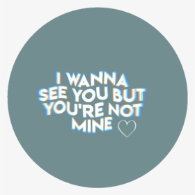 #aesthetic #circle #glitch #sad #mine #love - Circle, HD Png Download, Transparent PNG