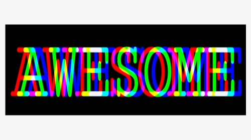 #awesome #glitch #text #aesthetic #aesthetictext #glitchy - Graphic Design, HD Png Download, Transparent PNG