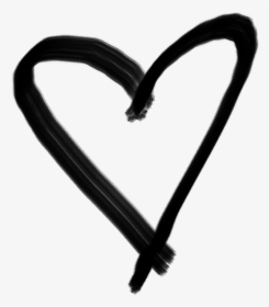 #heart #love #cute #blackheart #tumblr #aesthetic #black - Ambar Smith And Luna, HD Png Download, Transparent PNG