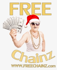 Free Chainz Promo Codes - Holding Cash, HD Png Download, Transparent PNG