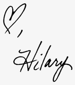 Heart-hilary - Calligraphy, HD Png Download, Transparent PNG