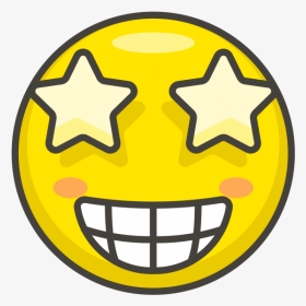 Star Struck Emoji, HD Png Download, Transparent PNG