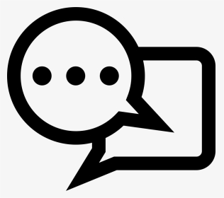 Chat Message - Bulle Conversation Picto, HD Png Download, Transparent PNG