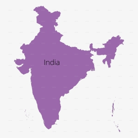 India Map Line Art, HD Png Download, Transparent PNG
