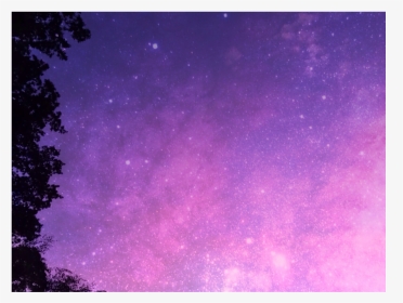 #freetoedit #purple #stars #galaxy #background #overlay - Milky Way, HD Png Download, Transparent PNG