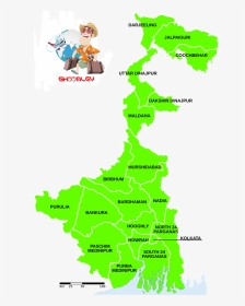 West Bengal Map 2019, HD Png Download, Transparent PNG