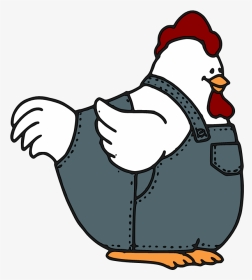 Big Fat Rooster Cartoon, HD Png Download, Transparent PNG
