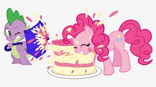 Transparent My Little Pony Birthday Png - My Little Pony Pinkie Pie Eating, Png Download, Transparent PNG