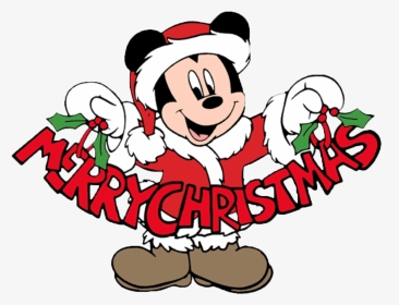Mickey Mouse Merry Christmas Frame - Merry Christmas Disney Clipart, HD Png Download, Transparent PNG