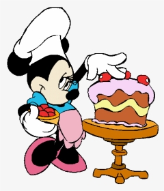 Chef Mickey Clipart - Minnie Cooking, HD Png Download, Transparent PNG