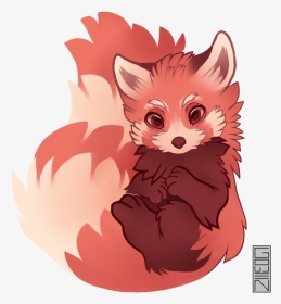 Red Panda Furry Art, HD Png Download, Transparent PNG