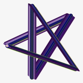 #freetoedit #ftestickers #neon #purple #star #galaxy - Triangle, HD Png Download, Transparent PNG
