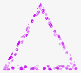 #neon #triangle #purple #freetoedit #geometric #trigon - Picsart Photo Studio, HD Png Download, Transparent PNG