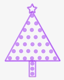 #neon #christmastree #triangle #christmas #tree #freetoedit - Circle, HD Png Download, Transparent PNG