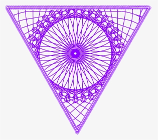 #neon #triangle #freetoedit #geometric #purple #trigon - Shubhdeep Ayurved Medical College & Hospital Indore, HD Png Download, Transparent PNG