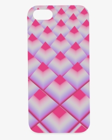 Neon Pink 3d Geometric Pyramids Hard Case For Iphone - Mobile Phone Case, HD Png Download, Transparent PNG