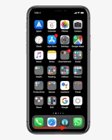 Iphone X Home Screen Apps, HD Png Download, Transparent PNG