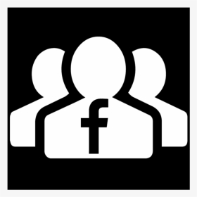 Facebook Group Icon Black, HD Png Download, Transparent PNG
