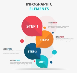 4 Elements Infographic Png, Transparent Png, Transparent PNG