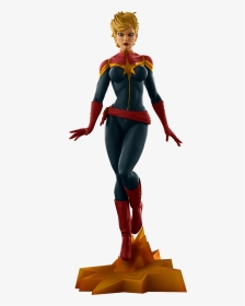 Captain Marvel - Captain Marvel's Statue, HD Png Download, Transparent PNG