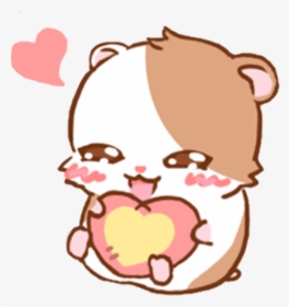 Cute Hamster Sticker By Mah Sister - Transparent Kawaii Hamster, HD Png Download, Transparent PNG