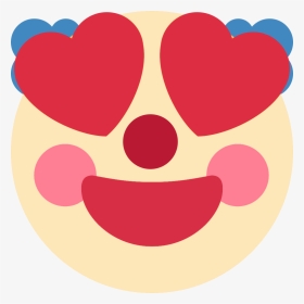 Heart Eyes Clown Discord Emoji - Clown In Love Emoji, HD Png Download, Transparent PNG