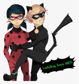 Ladybug And Chat Noir - Cartoon, HD Png Download, Transparent PNG