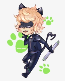 Chat Noir - Cartoon, HD Png Download, Transparent PNG