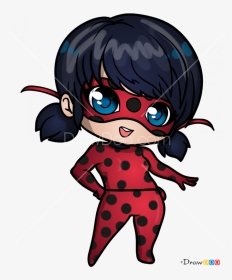 Easy How To Draw Ladybug And Cat Noir, HD Png Download, Transparent PNG