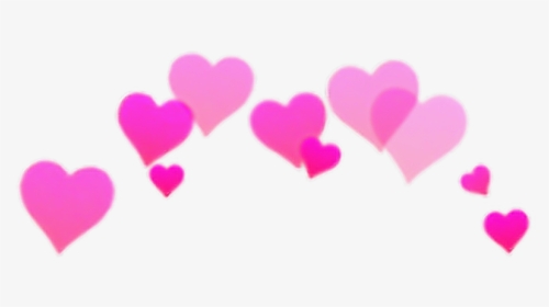 #pinkandpurple #emotions #love #heart #sticker #cute - Hearts Over Head Png, Transparent Png, Transparent PNG