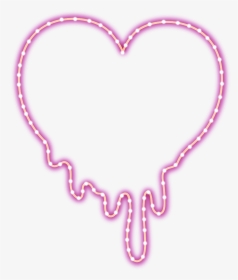 #heart #love #neon #grime - Picsart Photo Studio, HD Png Download, Transparent PNG